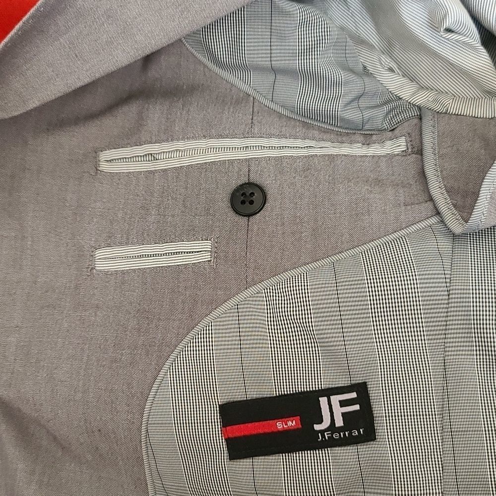 J FERRAR SLIM MEN'S SUIT JACKET - Picture 9 of 11